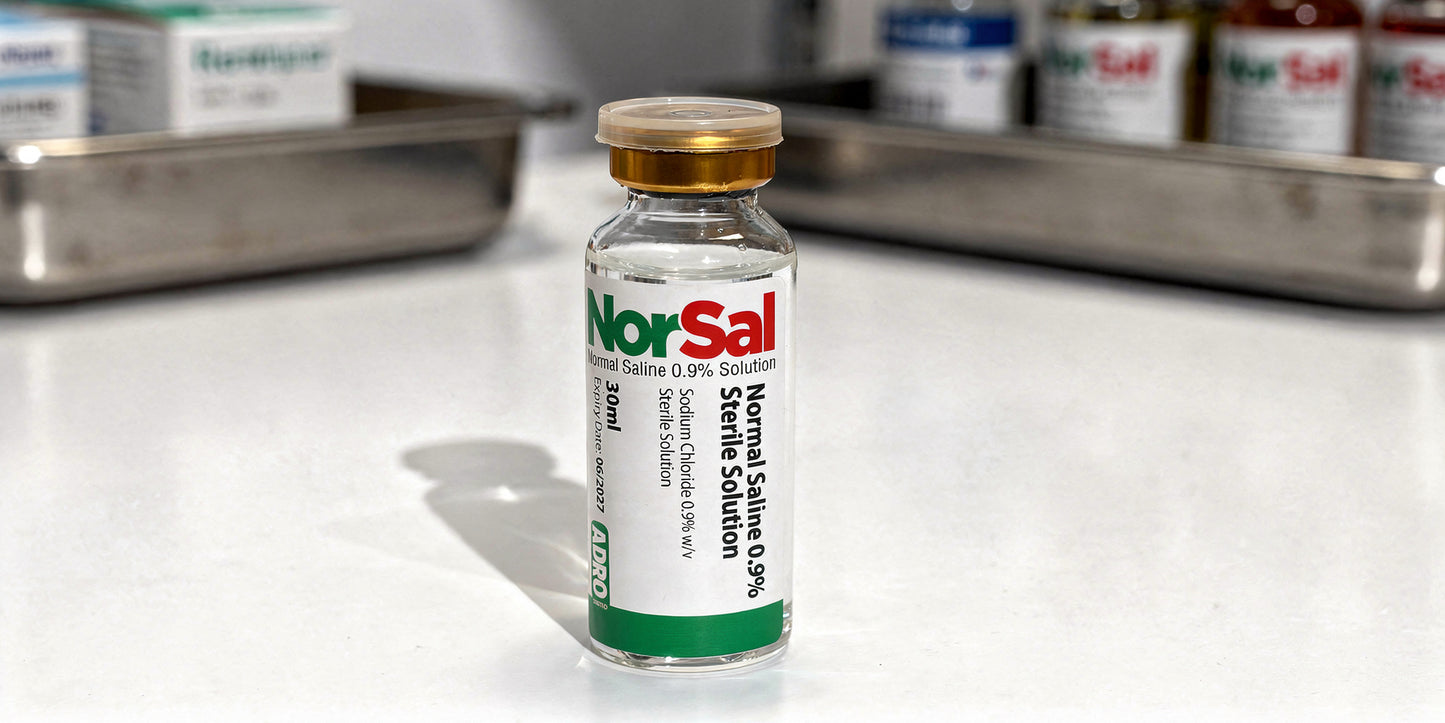 orsal sterile saline solution 0.9% UK sodium chloride vial